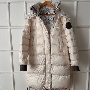 Stylish Beige Puffer Coat